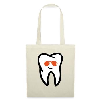 Tooth Sunglasses - Tote Bag - nature - Front
