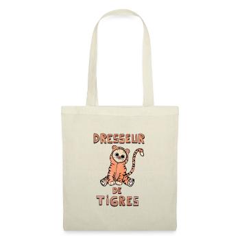 Dresseur de tigres - Sac en tissu - nature - Devant
