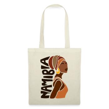 Namibia Namibische Frau Windhoek Namib Souvenir - Stoffbeutel - Natur - Vorne