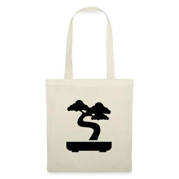 Bonsai icon Symbol - Stoffbeutel - Natur - Vorne