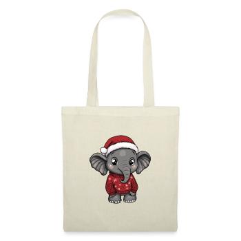 Elephant Christmas Comic - Tote Bag - nature - Front