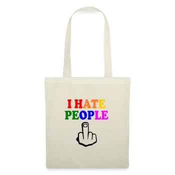 I hate people - Tote Bag - nature - Front