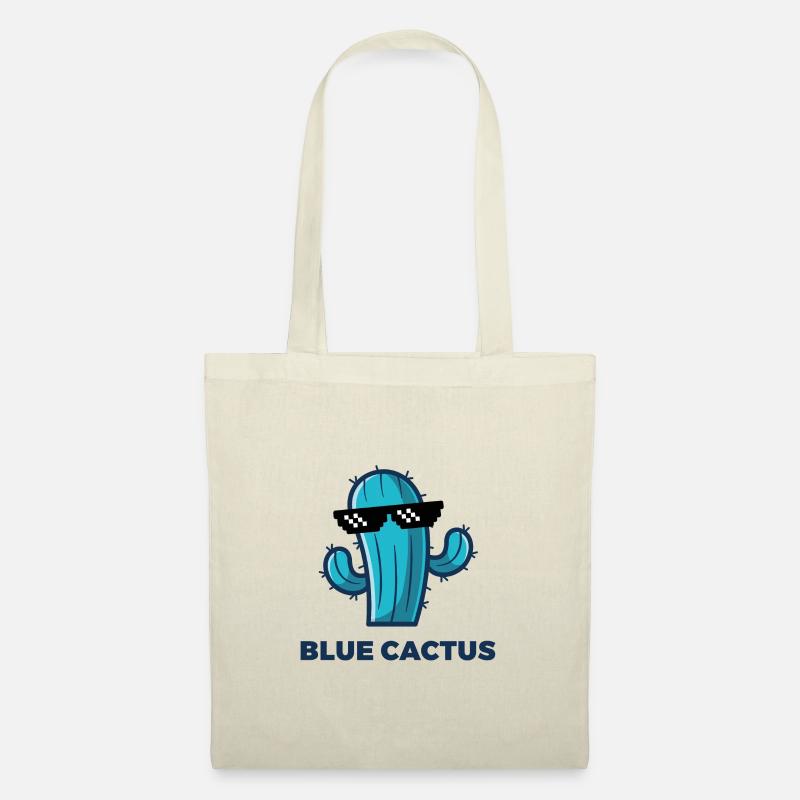 Blue Cactus Thug - Exprime ta coolitude ! - Sac en tissu - nature