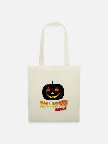 Happy Halloween 2024 - Stoffbeutel - Natur