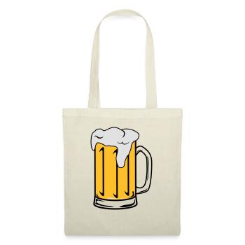 Designer / motif beer jug - Tote Bag - nature - Front