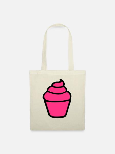 cupcake - Stoffbeutel - Natur