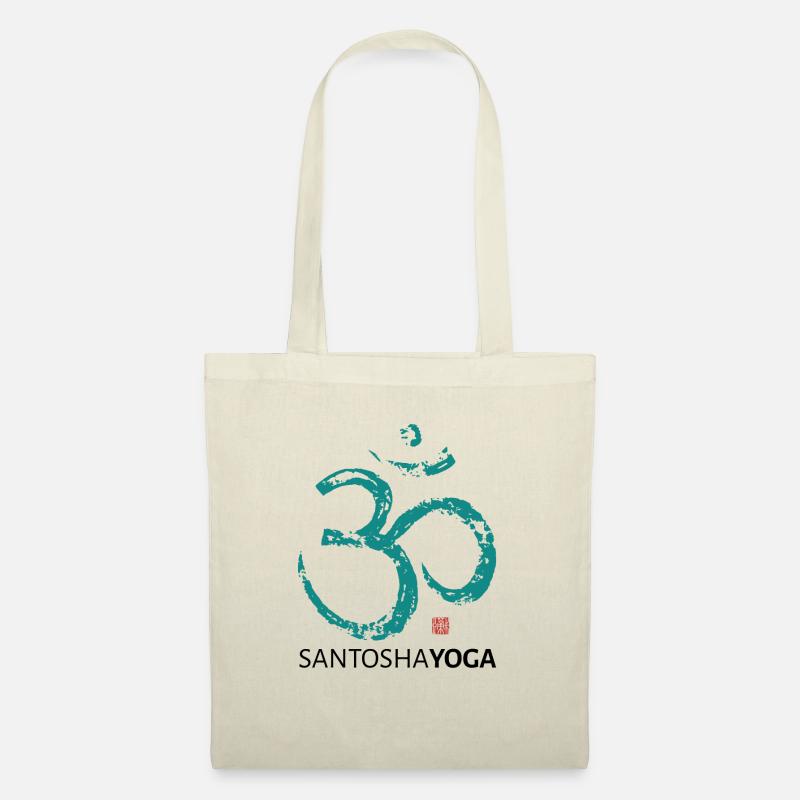 SANTOSHA YOGA KÖLN - Stoffbeutel - Natur