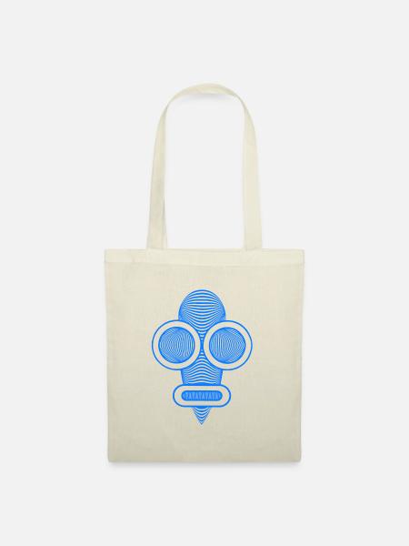hypnotize head hell blau - Stoffbeutel - Natur