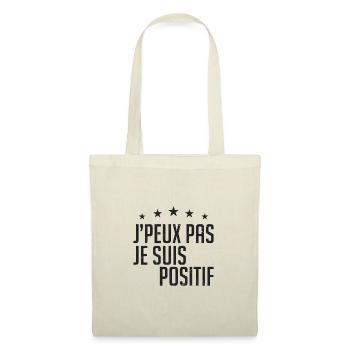 j'peux pas j'ai pas envie - Sac en tissu - nature - Devant