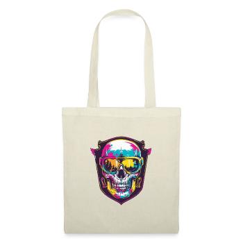 Ski Masque de ski Skull - Sac en tissu - nature - Devant