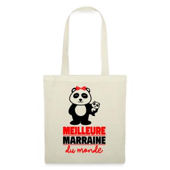 meilleure marraine du monde - Sac en tissu - nature - Devant