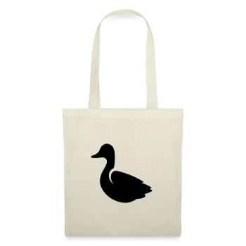 Ente - Stoffbeutel - Natur - Vorne