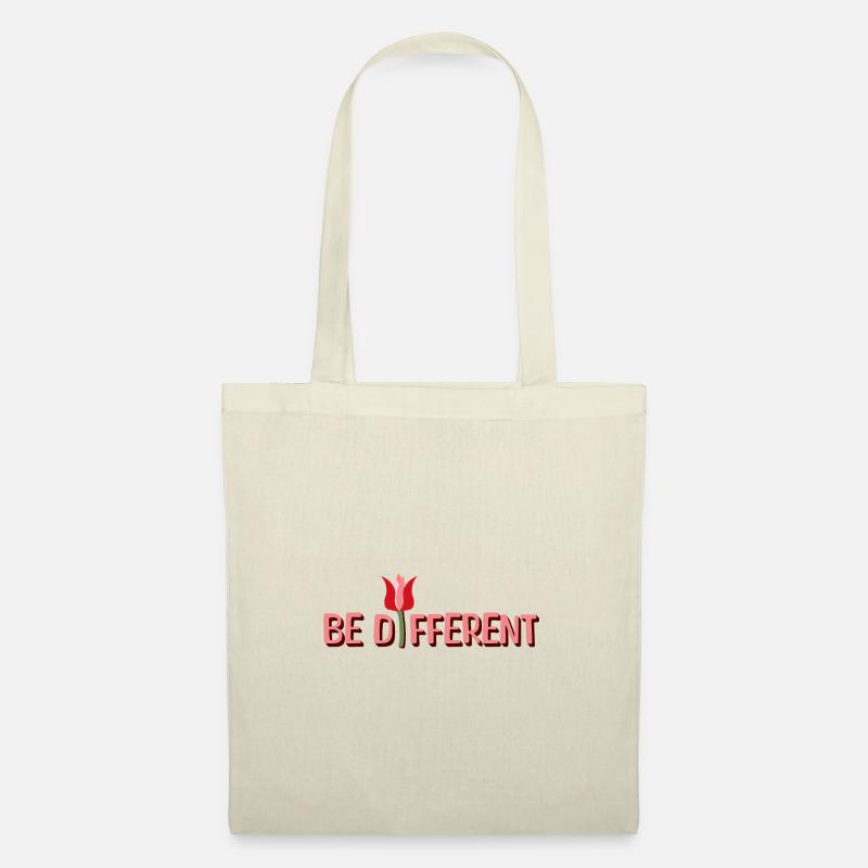 Be Different Tulips & Positive Affirmations - Tote Bag - nature