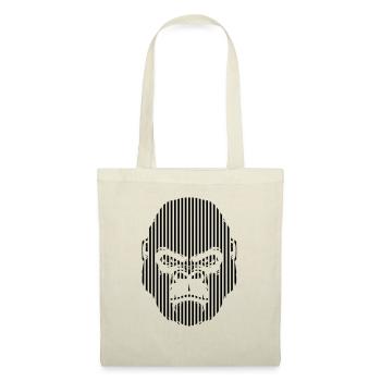 Gorilla Face Grafik - Stoffbeutel - Natur - Vorne