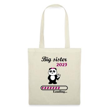 Big sister in 2023, soon sister, Gebu - Tote Bag - nature - Front