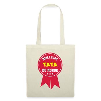 Meilleure Tata du monde - Sac en tissu - nature - Devant