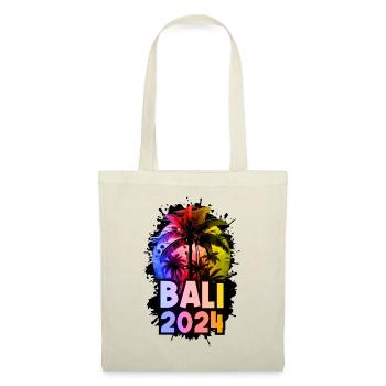Bali 2024 Urlaub Bunt - Stoffbeutel - Natur - Vorne