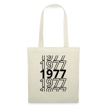 1977 1977 1977 - Stoffbeutel - Natur - Vorne