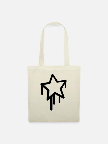 star - Stoffbeutel - Natur