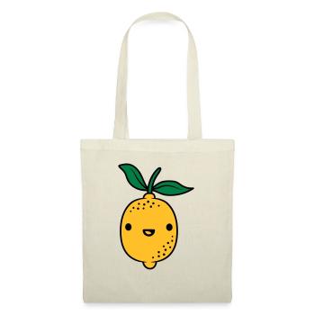 Kawaii lemon fruit - Tote Bag - nature - Front