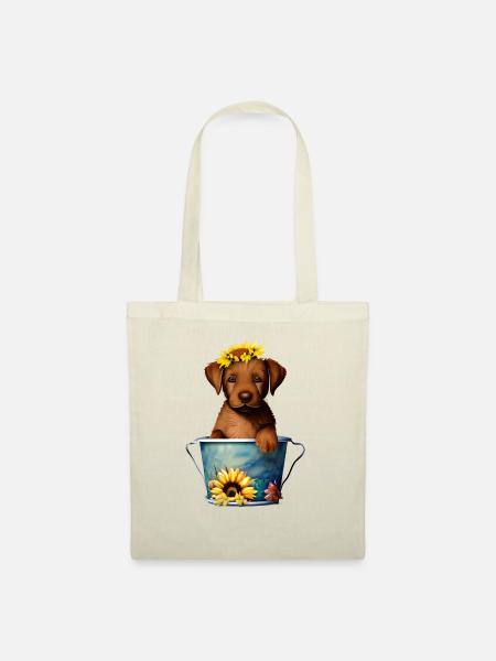 Labradorbesitzer Labrador Retriever Hundewelpe - Stoffbeutel - Natur