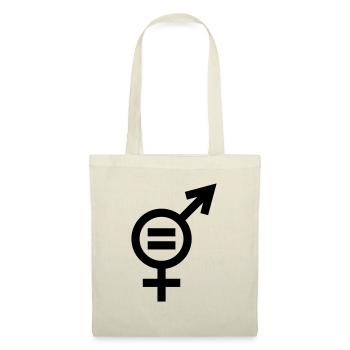Symbole d'égalité des genres - Sac en tissu - nature - Devant