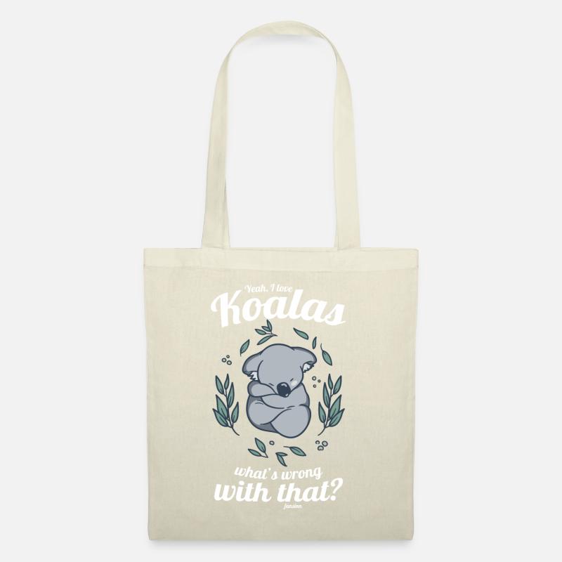 Koala Bär Australien niedlich Kinder Mädchen - Stoffbeutel - Natur
