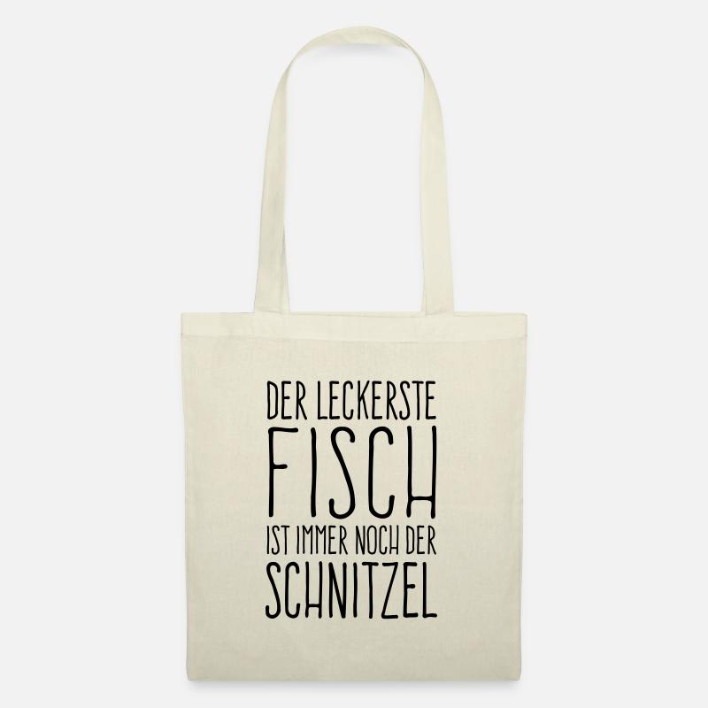 Der leckerste Fisch ist immer noch der Schnitzel - Stoffbeutel - Natur