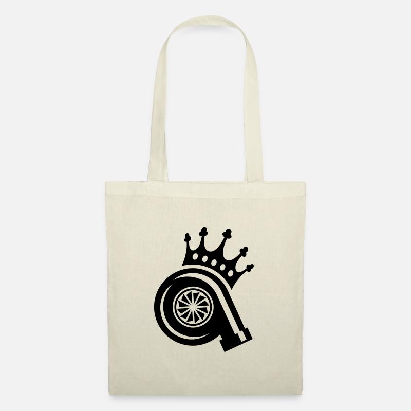TUNING, TURBO LADER KING - Stoffbeutel - Natur