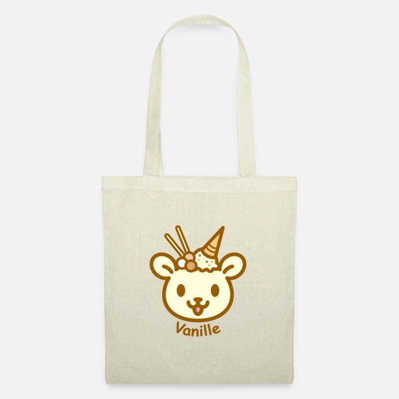 Eisbär Vanille - Stoffbeutel - Natur