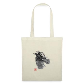 Drache - Stoffbeutel - Natur - Vorne