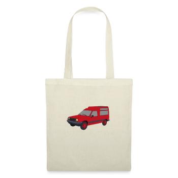 Red Rapid Express Car Van - Tote Bag - nature - Front