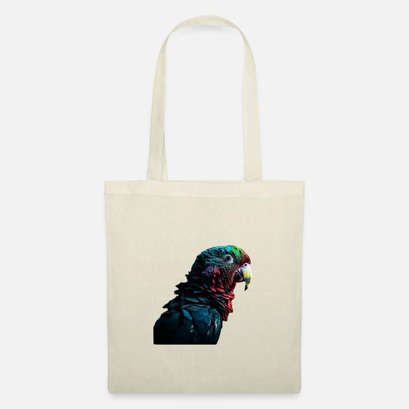 La perruche multicolore - Sac en tissu - nature