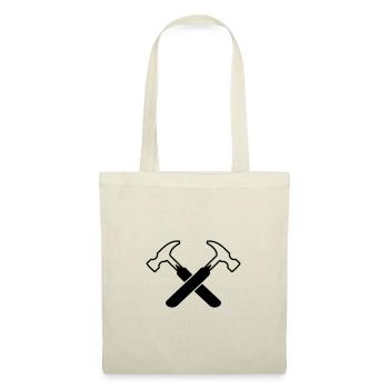 Symbole du marteau - Sac en tissu - nature - Devant