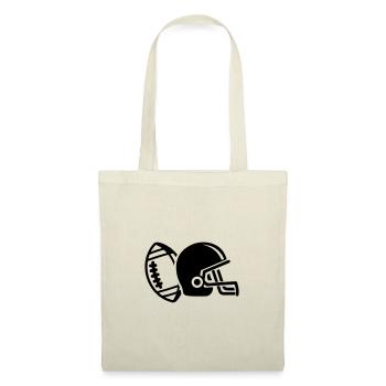 Casque de football - Sac en tissu - nature - Devant