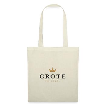 Logo original de la famille Grote - Sac en tissu - nature - Devant