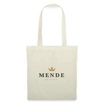 Mende Original Familienlogo - Stoffbeutel - Natur - Vorne