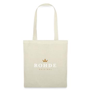 Logo original de la famille Rohde - Sac en tissu - nature - Devant