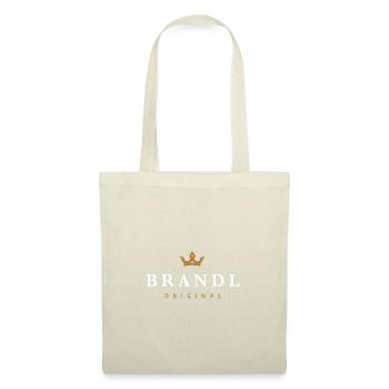 Brandl Family Logo Blanc - Sac en tissu - nature - Devant