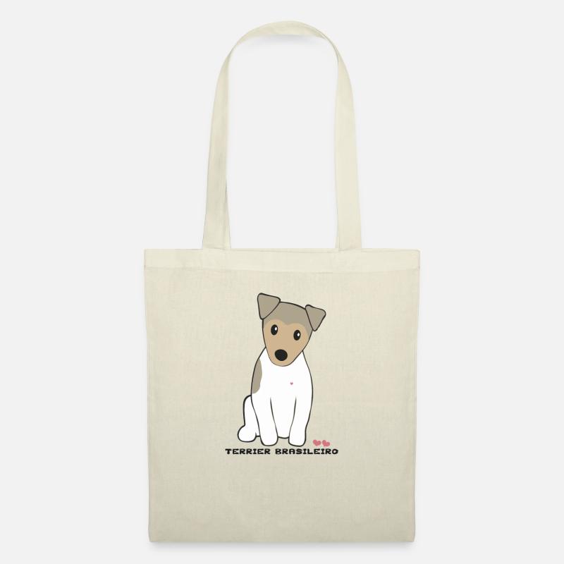 Brasilianischer Terrier - Stoffbeutel - Natur