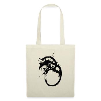 Abstraction du dragon d’Ouroboros - Sac en tissu - nature - Devant