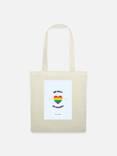 BE GAY - Stoffbeutel - Natur