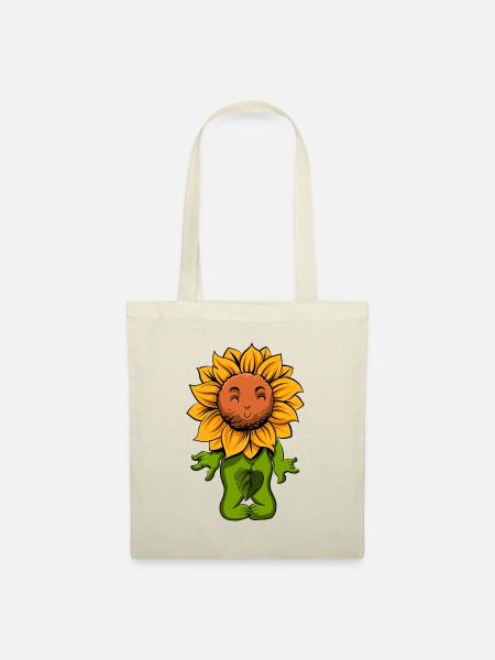 Sonnenblume - Stoffbeutel - Natur