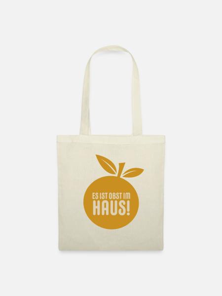 Es ist Obst im Haus! - Stoffbeutel - Natur