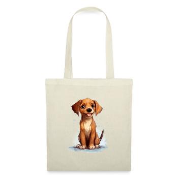 Cheerful young dog - Tote Bag - nature - Front
