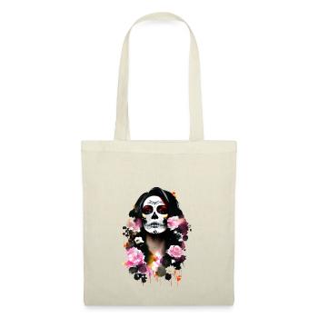 Day of the Dead - Female Skull Illustration - Tote Bag - nature - Front