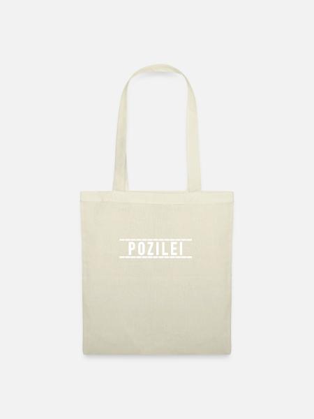 Polizeilook - Polizei Geschenkidee - Stoffbeutel - Natur