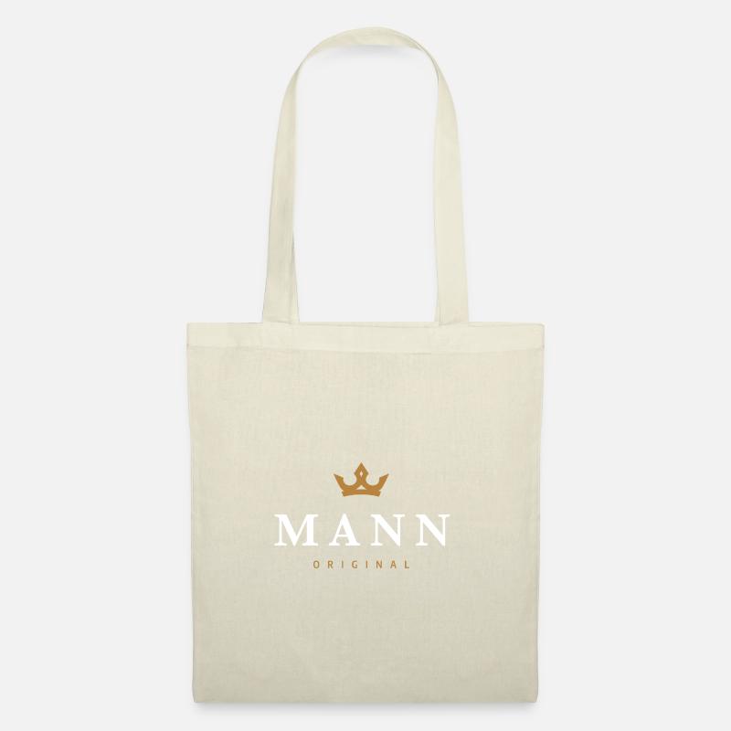 Mann Original Familienlogo - Stoffbeutel - Natur
