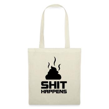 shit happens - Stoffbeutel - Natur - Vorne