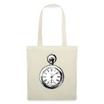 Uhr a gousset vintage - Stoffbeutel - Natur - Vorne